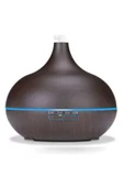 Mini Boy 15cm Uçucu Yağ Difüzör 550ml Kumandalı Aromaterapi Hava Nemlendirici Koyu Kahverengi BN-01 - 5