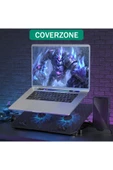 Telefon Tutuculu Profesyonel Dizüstü Bilgisayar Notebook Soğutucu Gaming 2 Büyük Fan 2 USB Giriş N33 - 2