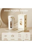 350ML Taşınabilir Blender, Kişisel Blender Şişesi, 10 Bıçaklı Samanlı Sallar ve Smoothie Maker ZH004 thumbnail 4