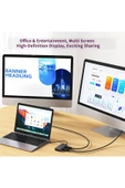 Çoklayıcı Adaptör 7in1USB-C To USB 3.0 ve USB/C 4 Ports HUB + HDTV (4K/30Hz) + PD Çevirici CK-510 - 6