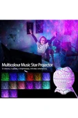 Dinozor Yumurtası Gece Lambası Bluetooth Hoparlör Led Lamba Galaxy Projektör Led Işık K890 Beyaz - 5