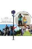 ZOMEI Z818C Profesyonel Taşınabilir Karbon Fiber Dijital Kamera ve Kamera Tripod Monopod Stant - 4
