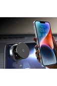 Kablosuz Araç Içi Telefon Tutucu Araç Içi Montaj Güçlü Vakumlu Manyetik Telefon Tutucu K009 - 1