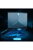 Dizüstü Bilgisayar Notebook Soğutucu Laptop Stand Işıklı Gaming 8 Büyük Fan Soğutma 2 USB Giriş A8 - 5