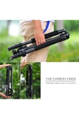ZOMEI Z818C Profesyonel Taşınabilir Karbon Fiber Dijital Kamera ve Kamera Tripod Monopod Stant - 4