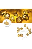 280 Cm Led Işıklı 10'lu Ramazan Temalı Işık Zinciri Dekoratif Fişli Aydınlatma thumbnail 2