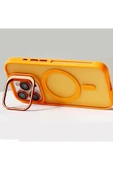 iPhone 12 ile Uyumlu Kamera Lens Aparatlı Stand Olabilen Magsafe ile uyumlu  Magnetic - 4