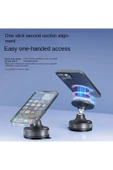 Kablosuz Araç İçi Cep Telefonu Tutucu Araç içi Montaj Güçlü Vakumlu Manyetik Telefon Tutucu CCT29 thumbnail 2