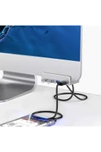 5 Gbps USB 3.0 Hub Kelepçe Adaptörü, Ekstra Güç Kaynağı Bağlantı Noktası 4 Portlu USB Bölücü MH4PU - 4