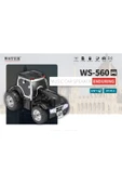 Traktör Temalı Radyo Taşınabilir Bluetooth Speaker Ve Hoparlör USB AUX TF Kart Girişli WS-560 - 6