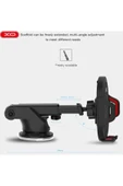 C39 Ayarlanabilir Araba Telefon Tutucu  Vantuzlu Siyah thumbnail 3