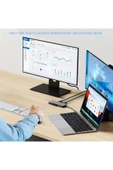 Çoklayıcı Adaptör 7in1USB-C To USB 3.0 ve USB/C 4 Ports HUB + HDTV (4K/30Hz) + PD Çevirici CK-510 - 4