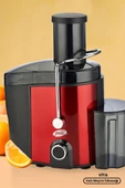 Vita Paslanmaz Çelik  2 Farklı Hız Ayarlı Katı Meyve Sıkacağı Kırmızı GJE7204R thumbnail 1