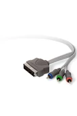 RCA Kablo Scart Plug to 3 RCA/Phono RGB Plugs Art. 640880 1.5 Metre - 1