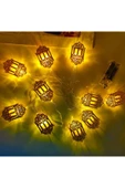 2 metre Led Işıklı 10'lu Ramazan Işık Zinciri Dekoratif Pilli Aydınlatma - 6