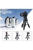 Zomei Q100 Tam Profesyonel Tripod Kaliteli Alüminyum Taşınabilir Tripod Bluetooth Kumandalı - 2
