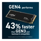 Crucial P3 Plus 500GB 3D NAND GEN4 NVMe PCIe M.2 SSD (4700-1900 MB/s) CT500P3PSSD8 - 4