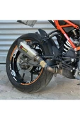 Ftmoto  KTM DUKE 125/250/390 Motosiklet Jant Sticker Etiket Modeli İç & Dış Set Turuncu - 1