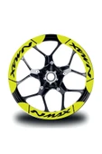 Ftmoto  Yamaha Nmax Iç & Dış Jant Sticker Etiket Modeli Neon Sarı (YEŞİL) thumbnail 1