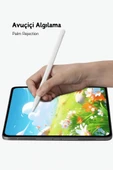 iPad A16 Cip 11 Nesil 2025 Uyumlu Avuç İçi Algılamayan Eğimle Çizim Kalınlığı Değişen Stylus Kalem thumbnail 3