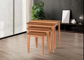 NİVEMESHOME MİLANO CEVİZ ZİGON SEHPA - 1