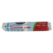 Çöp Torbası Jumbo Boy 80x110Cm 400Gr 50Mikron 90Lt Mavi Rulo 10 Adet - 3