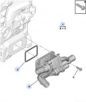 PEUGEOT  PARTNER 207 308 CITROEN C3 BERLINGO TERMOSTAT   1.6HDI - 5