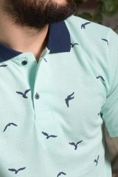 Erkek Turkuaz Martı Model Polo Yaka 21EPLYMART - 3