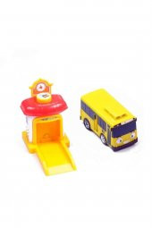 4 Lü Set Tayo Otobüs Ve Garaj Seti Tayo Oyuncakları Tayo Otobüs Garajı - 3