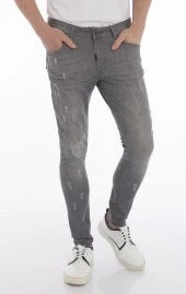 Dizi Sökük Erkek Kot Pantolon - 6