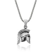 ​Gümüş Şovalye Miğfer Kolye thumbnail 2