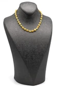 Damla Kehribar Doğal Taş Bebek Diş Kolye - 33 cm - 2