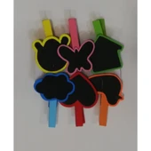 Desenli Notlu Mandal (6'lı Set-10 Paket) - 1