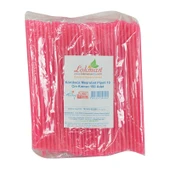Körüksüz Pipet Ayran Kola Meşrubat Pipeti 19 Cm Kırmızı 150 Adet Paket - 4