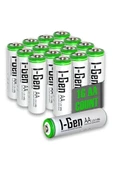 I-Gen B135 16 Adet AA 2700 mAh Şarj Edilebilir Kalem Pil 1.2V Ni-MH Şarjlı Pil - 1