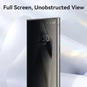 Samsung Galaxy S25 Ultra (6.9) Uyumlu Hayalet Kırılmaz Cam Tam Kaplayan Ekran Koruyucu - 7