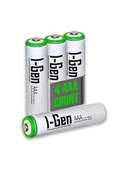 I-Gen B164 4 Adet AAA 900 mAh Şarj Edilebilir İnce Kalem Pil 1.2V Ni-MH Şarjlı Pil - 1