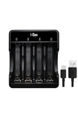 I-Gen G479 4'lü Pil Şarj Aleti + 2 Adet AA 2700 mAh + 2 Adet AAA 900 mAh Şarjlı Kalem Pilli Set 1.2V Ni-MH - 2