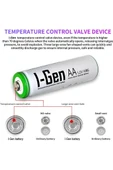 I-Gen B108 8 Adet AA 2700 mAh Şarj Edilebilir Kalem Pil 1.2V Ni-MH Şarjlı Pil - 7