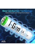 I-Gen B108 8 Adet AA 2700 mAh Şarj Edilebilir Kalem Pil 1.2V Ni-MH Şarjlı Pil - 5