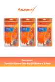 Macromax Standart Eldiven Orta Boy x 3 Adet - 1