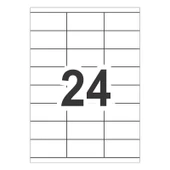 Herboy HB-1324 Beyaz Lazer Etiket A4, 70mm x 35mm - 2