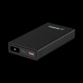 eNeRX Powerbank 20000 mAh 2.1 Amper Dijital Göstergeli ENR-P20188DC Siyah - 1