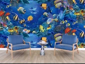 Akvaryum Balık Manzaralı Duvar Kağıdı thumbnail 5
