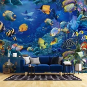 Akvaryum Balık Manzaralı Duvar Kağıdı thumbnail 1