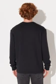 Riders by Lee   Erkek Regular Fit Bisiklet Yaka Şardonlu Siyah Sweatshirt L232519001S - 5