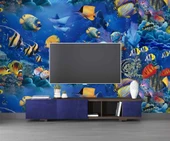 Akvaryum Balık Manzaralı Duvar Kağıdı thumbnail 3