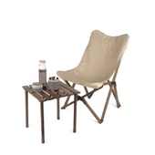 Bag The Joy 40x40x40 cm Ahşap Katlanır Kamp ve Piknik Masası - Antrasit - 6