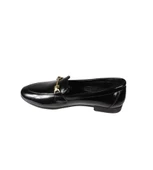 YAZKIŞ Siyah Tokalı Ruğan Düz Loafer Kolej Ayakkabısı thumbnail 3