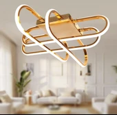 TT Aydınlatma TT338-SR  Kasef Model Sarı Kaplama Led Avize thumbnail 3